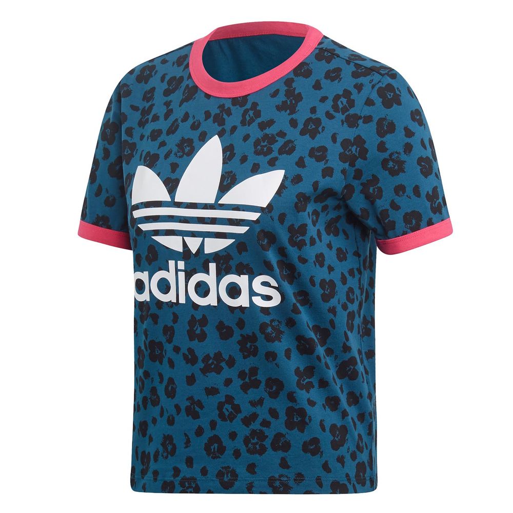 remera adidas con flores