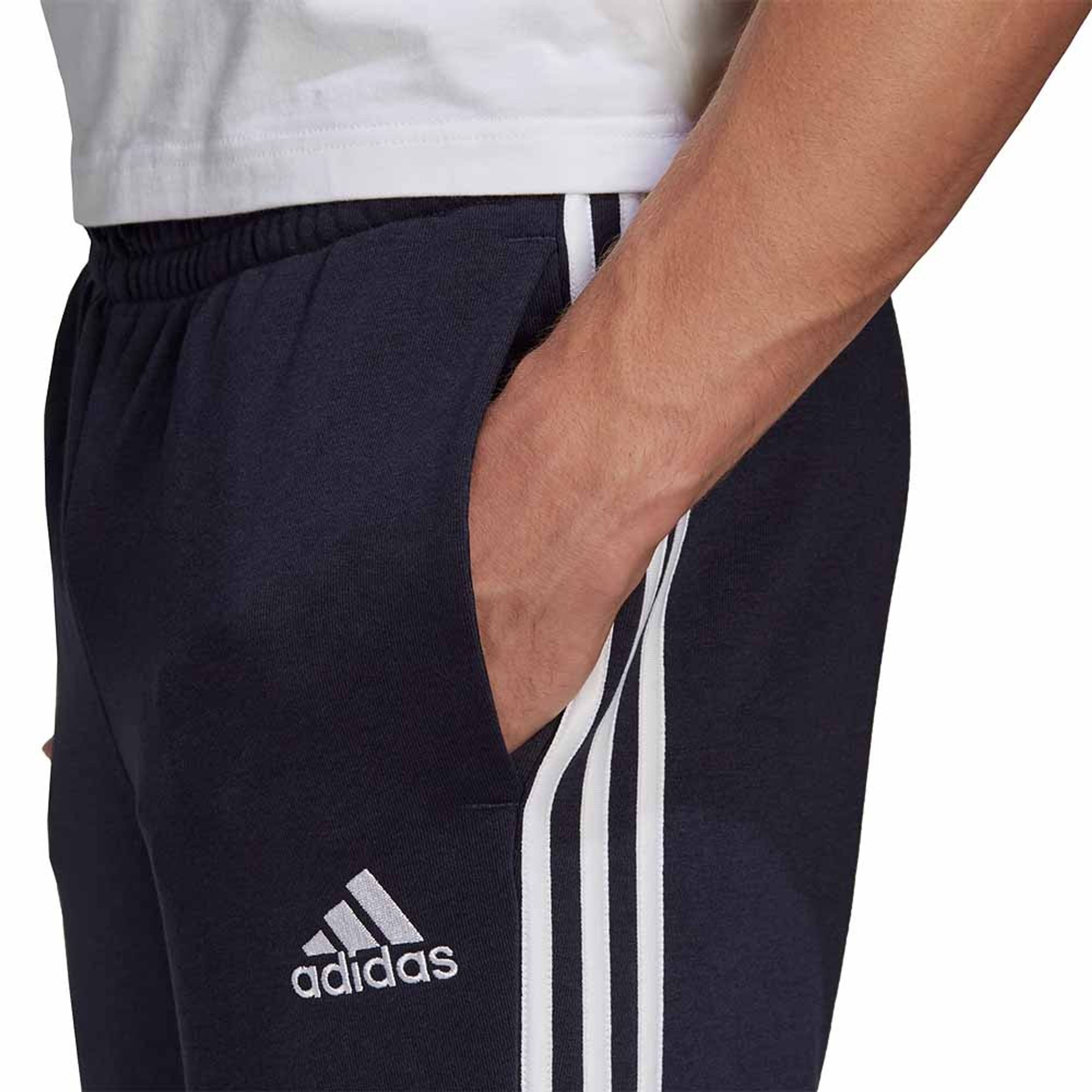 Pantalón Adidas Essentials French Terry Tappered 3S Hombre | Base Líder
