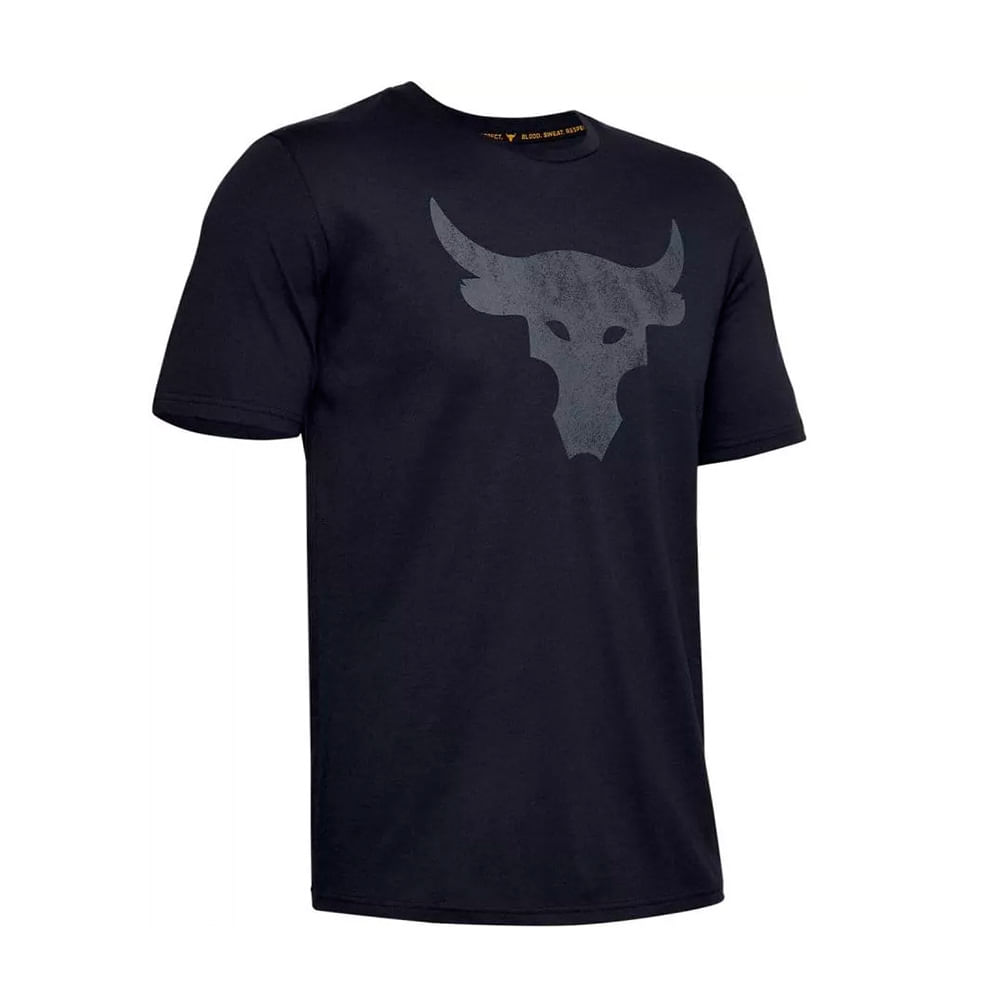 REMERA UNDER ARMOUR PROJECT ROCK BRAHMA BULL SS - redsport
