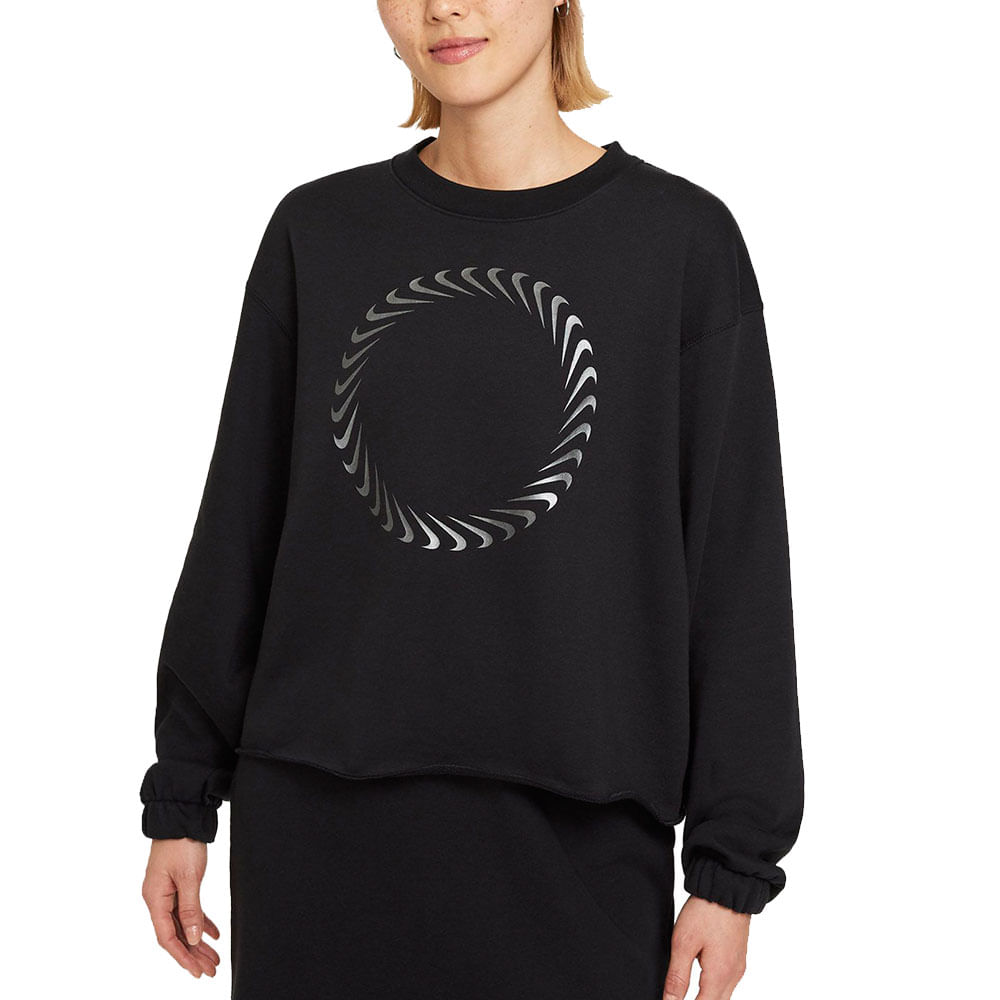BUZO NIKE ICON CLASH CREW MUJER - redsport