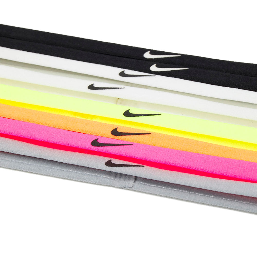 nike skinny hairbands 8 pack