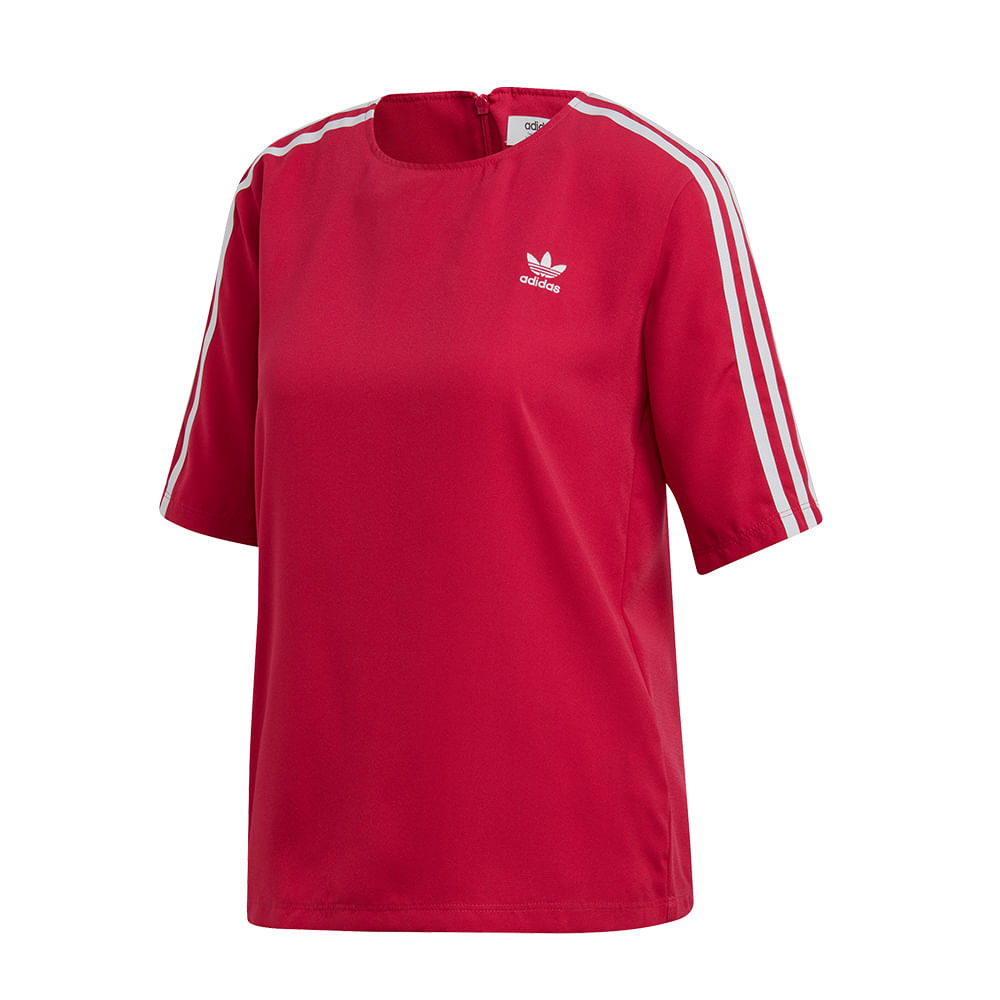 REMERA ADIDAS ORIGINALS 3 TIRAS MUJER - redsport