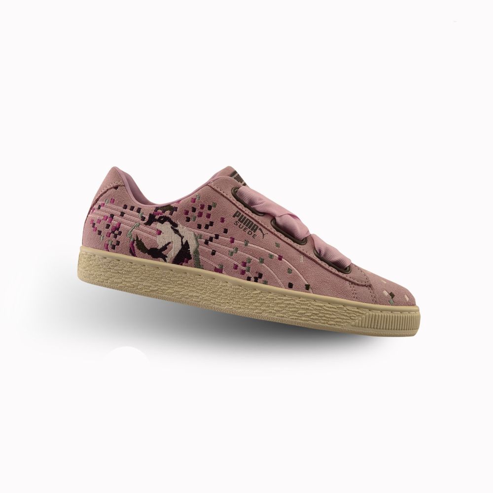 comprar puma suede heart mujer