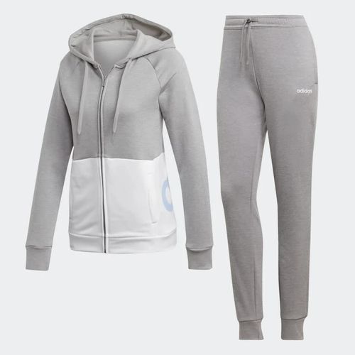 buzo adidas gris mujer